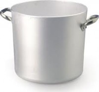 PENTOLA ALTA ALLUMINIO 2 MANICI diametro 26 cm, altezza 24 cm, capacità 12,7 lt